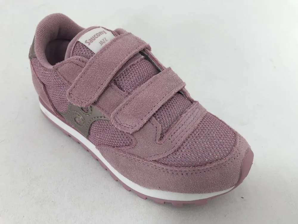 Saucony Originals scarpa sneakers da bambina con strappo Jazz Double HL SK159625 rosa