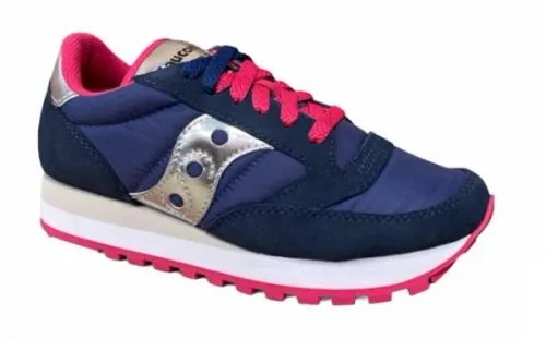 Saucony Originals scarpa sneakers da donna Jazz S1044-540 blu-fucsia