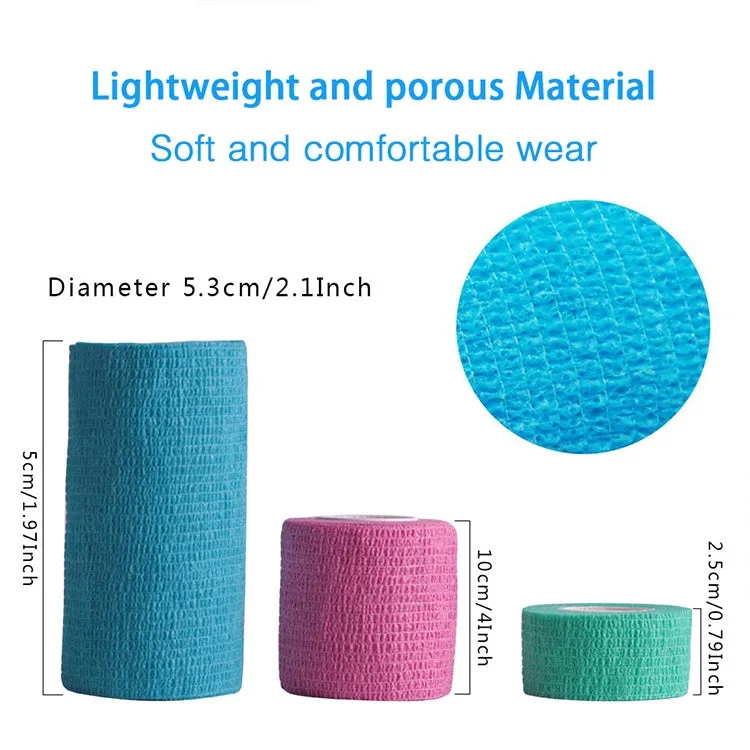 Self-adhesive Elastic Bandage for Sports, Size:450 x 10cm