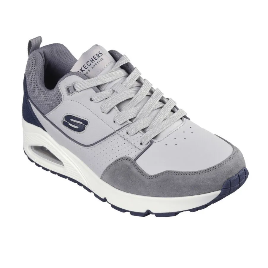 Skechers scarpa sneakers da uomo Uno Retro One 183020/GRY grigio