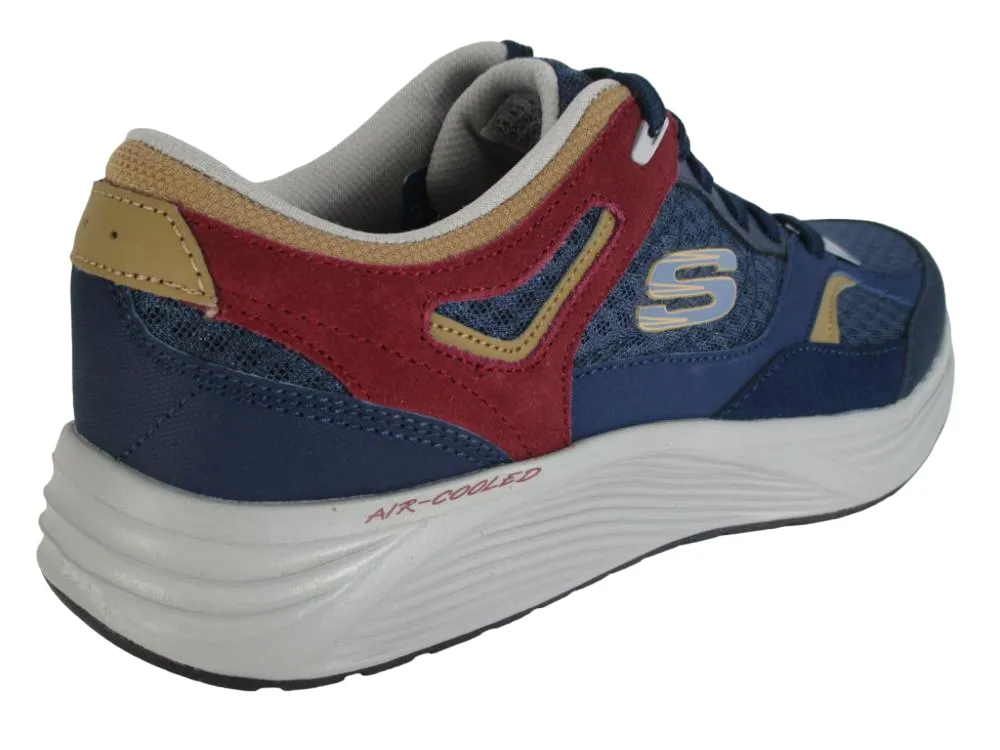 Skechers sneakers da uomo Skyline Alphaborne 52968 NVRD navy