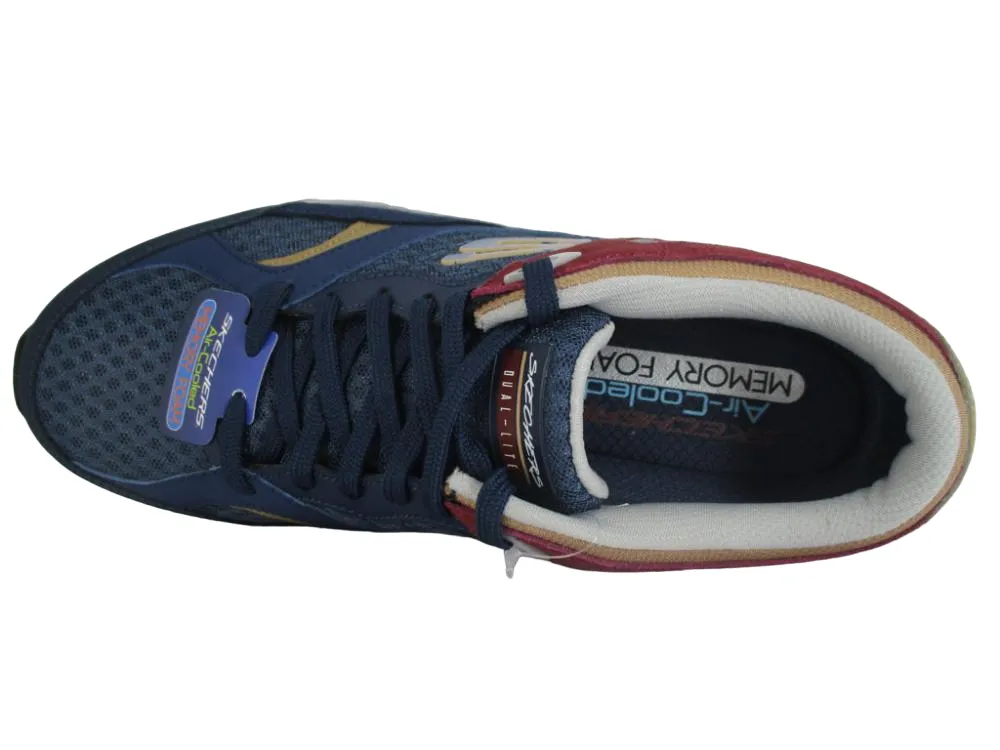 Skechers sneakers da uomo Skyline Alphaborne 52968 NVRD navy