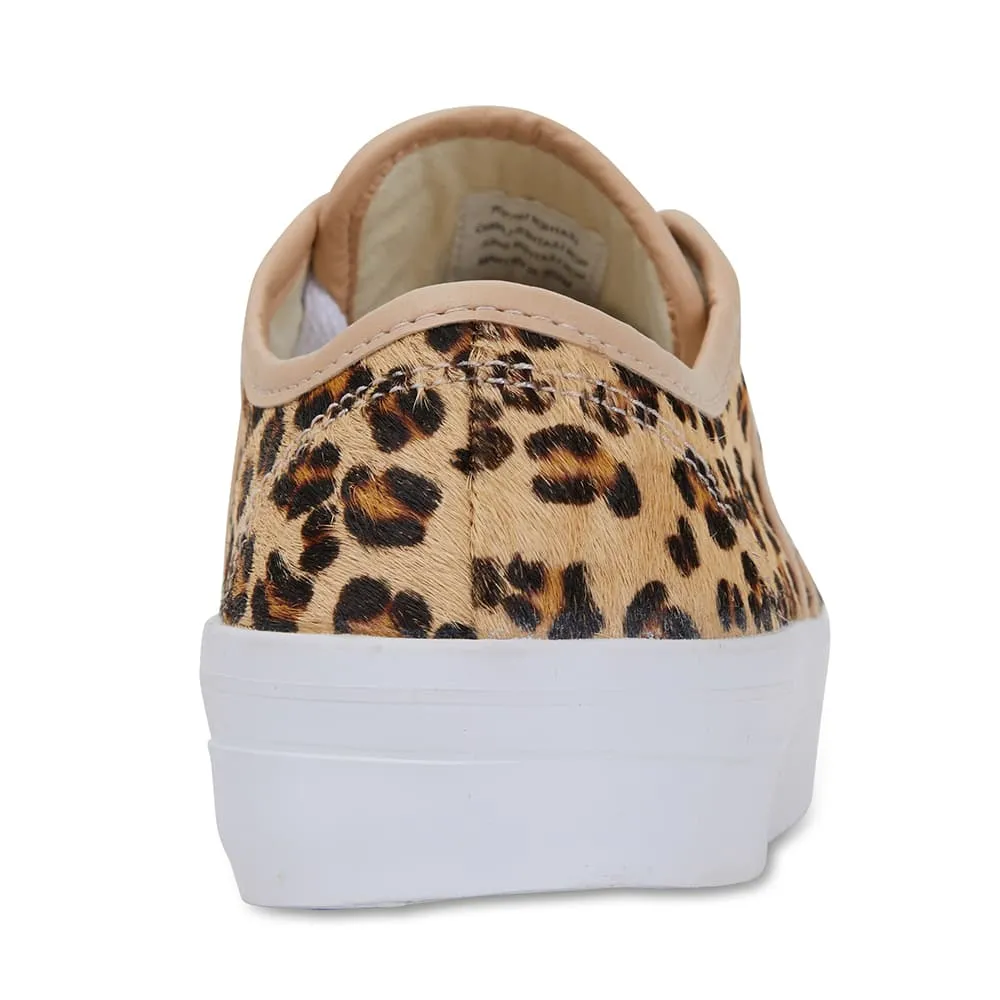 Slater Sneaker in Ocelot Pony Hair