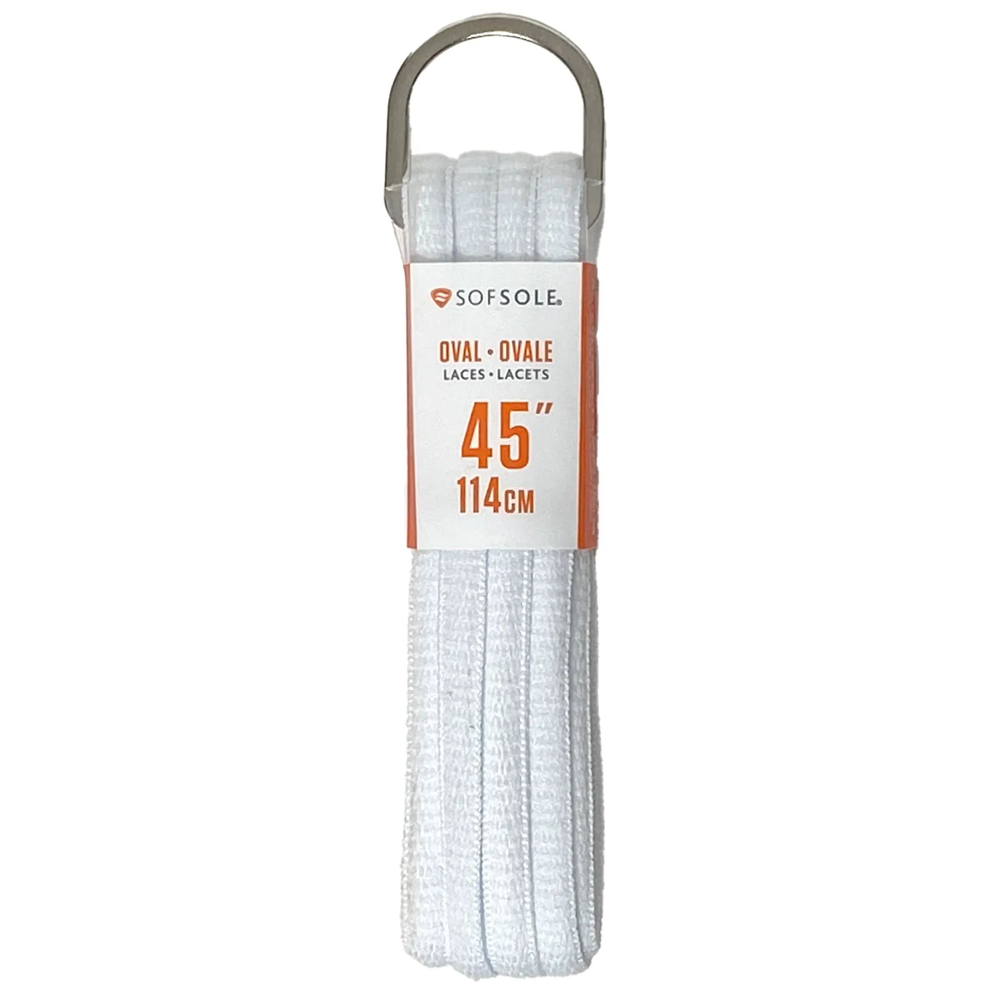 Sof Sole Athletic Oval Laces 45'' - White