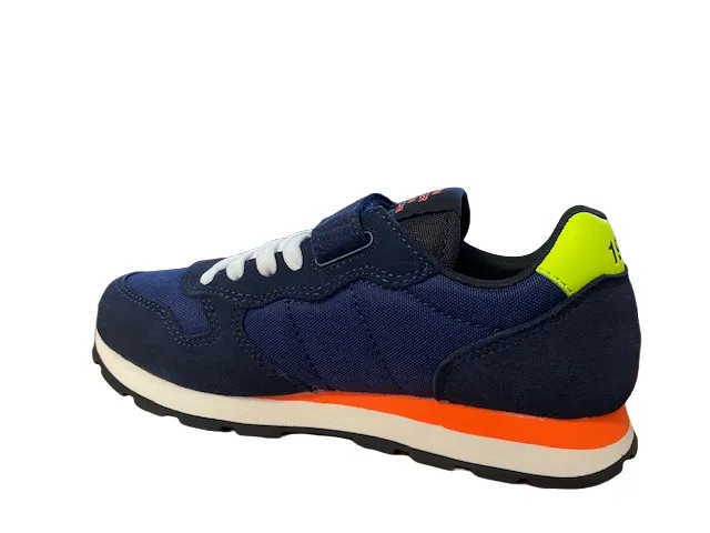 Sun68 sneakers da bambino Tom Fluo Z42302K 07 navy blue