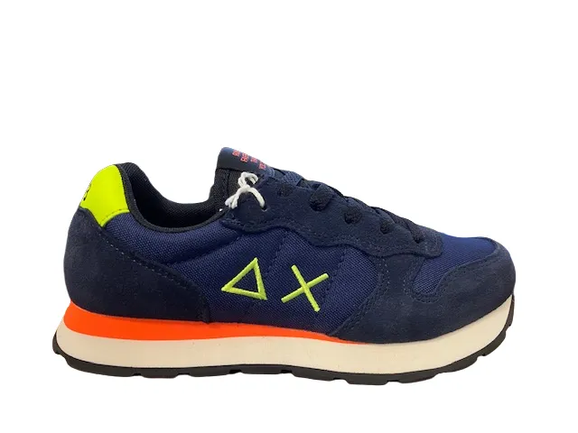 Sun68 sneakers da ragazzo Tom Fluo Z42302T 07 navy blue