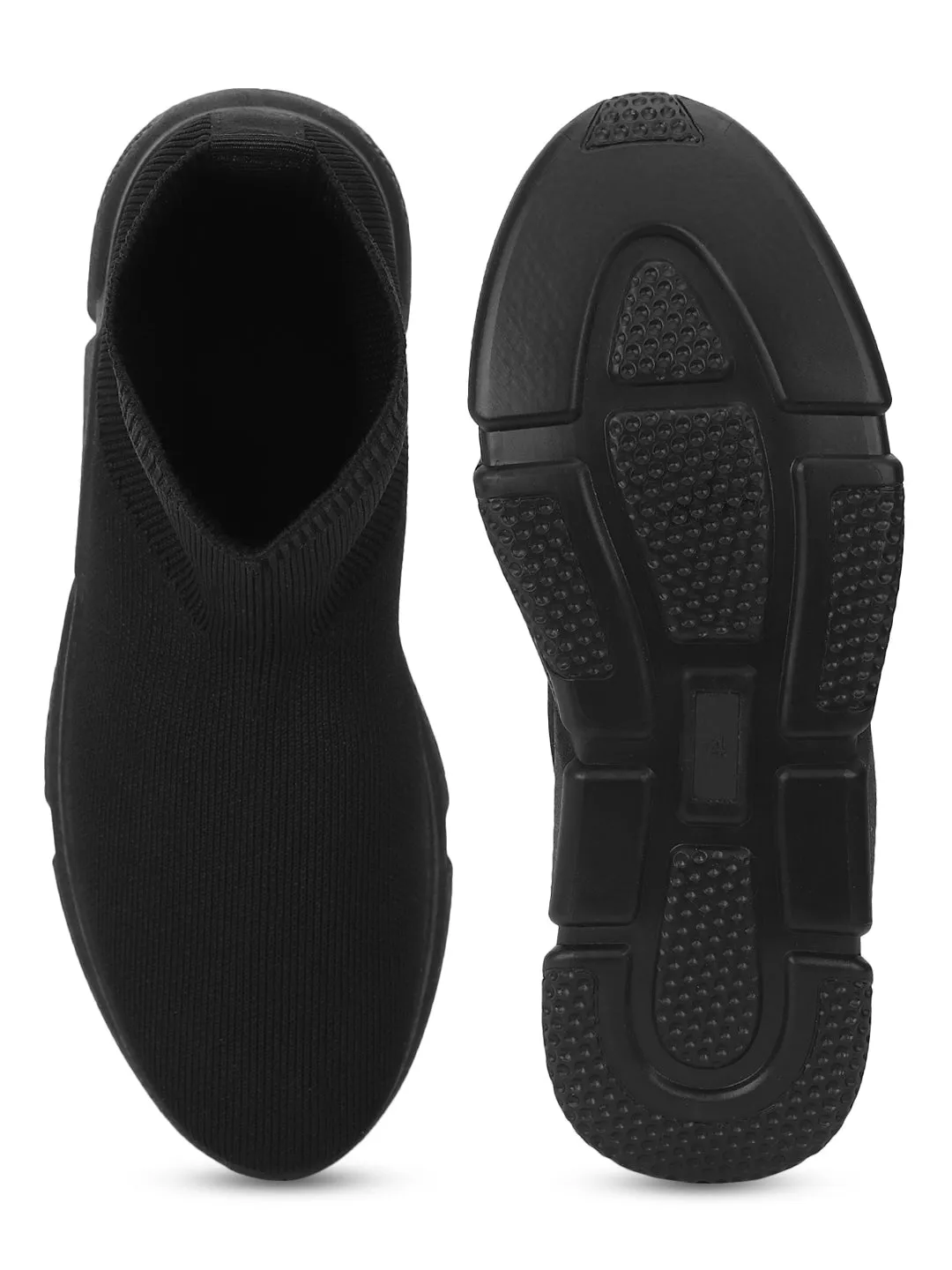 Total Black Slip-On Sneakers (TC-RS3440-TOTBLK)