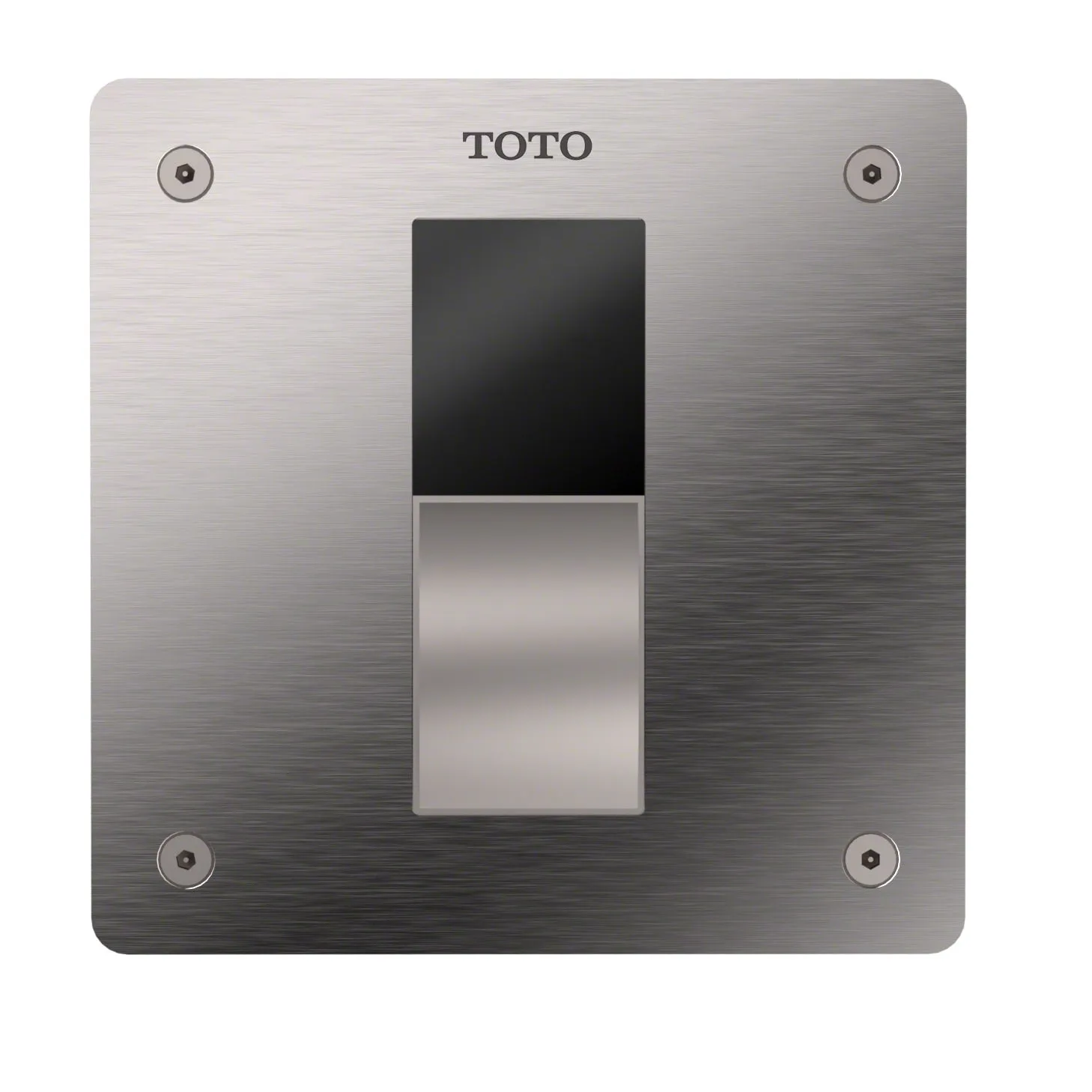 TOTO TET3GB#SS EcoPower Touchless 1.6 GPF Concealed Toilet Flush Valve with 4x4 Cover Plate