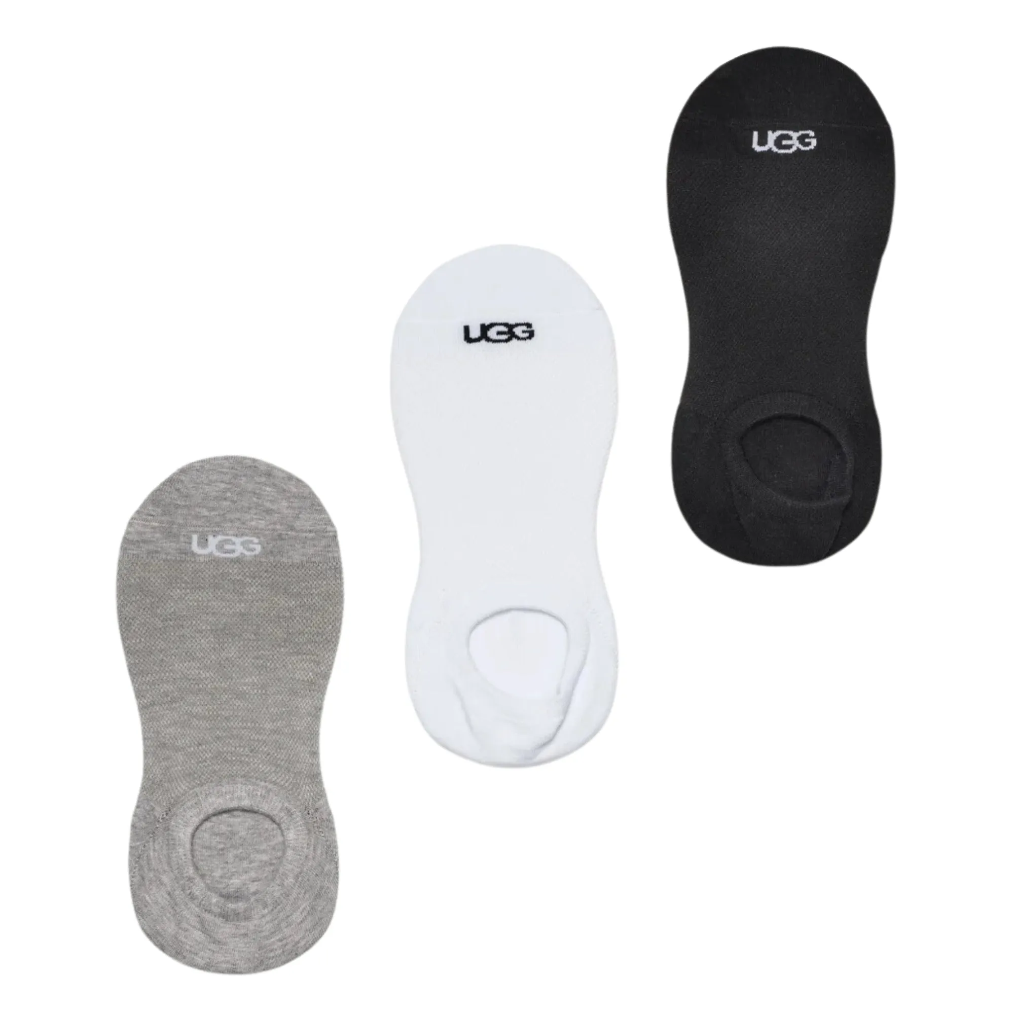 UGG Womens 3 Pack No Show Socks