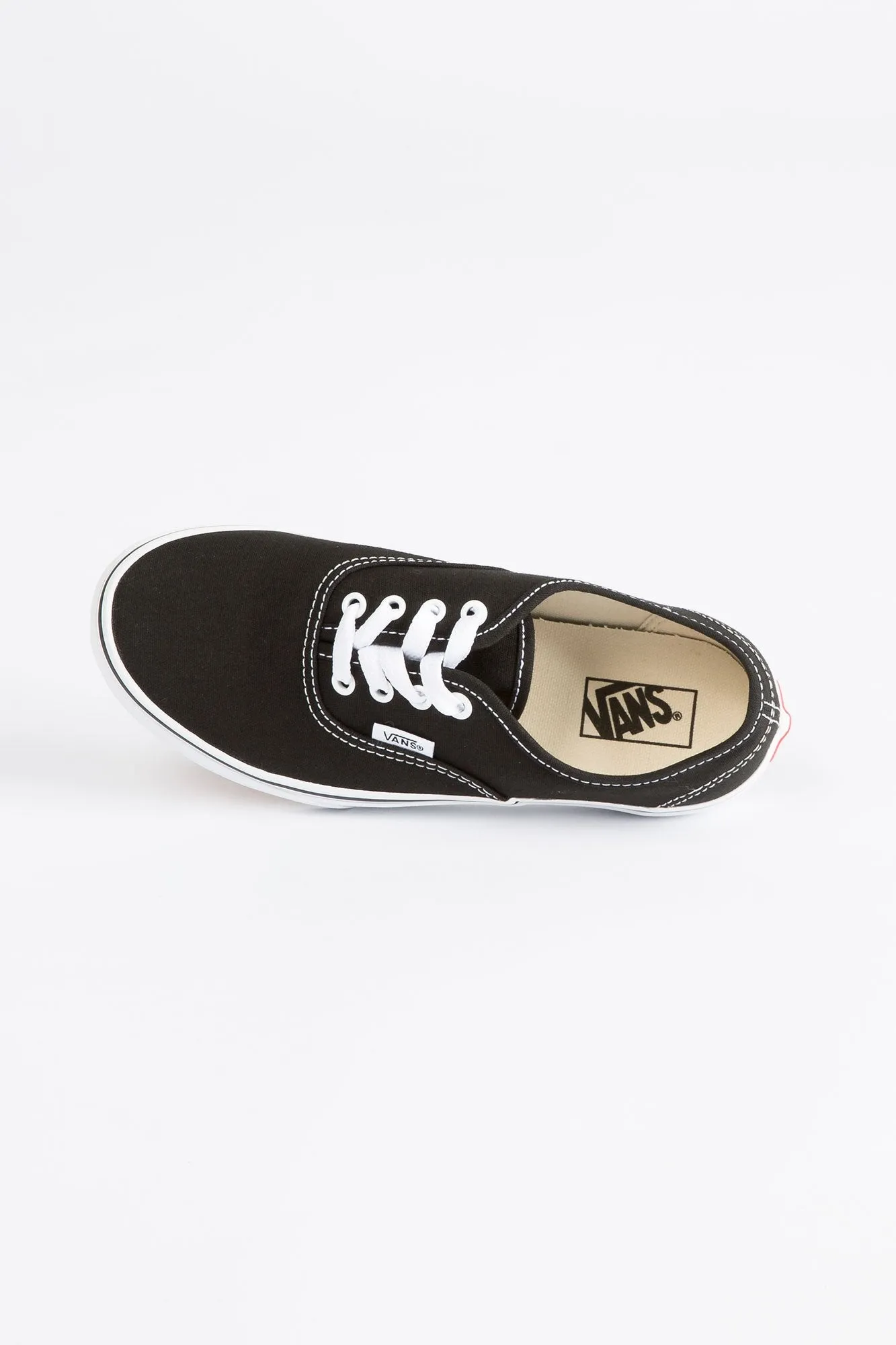 Vans Youth Black And White Authentic Shoes Size 3-4