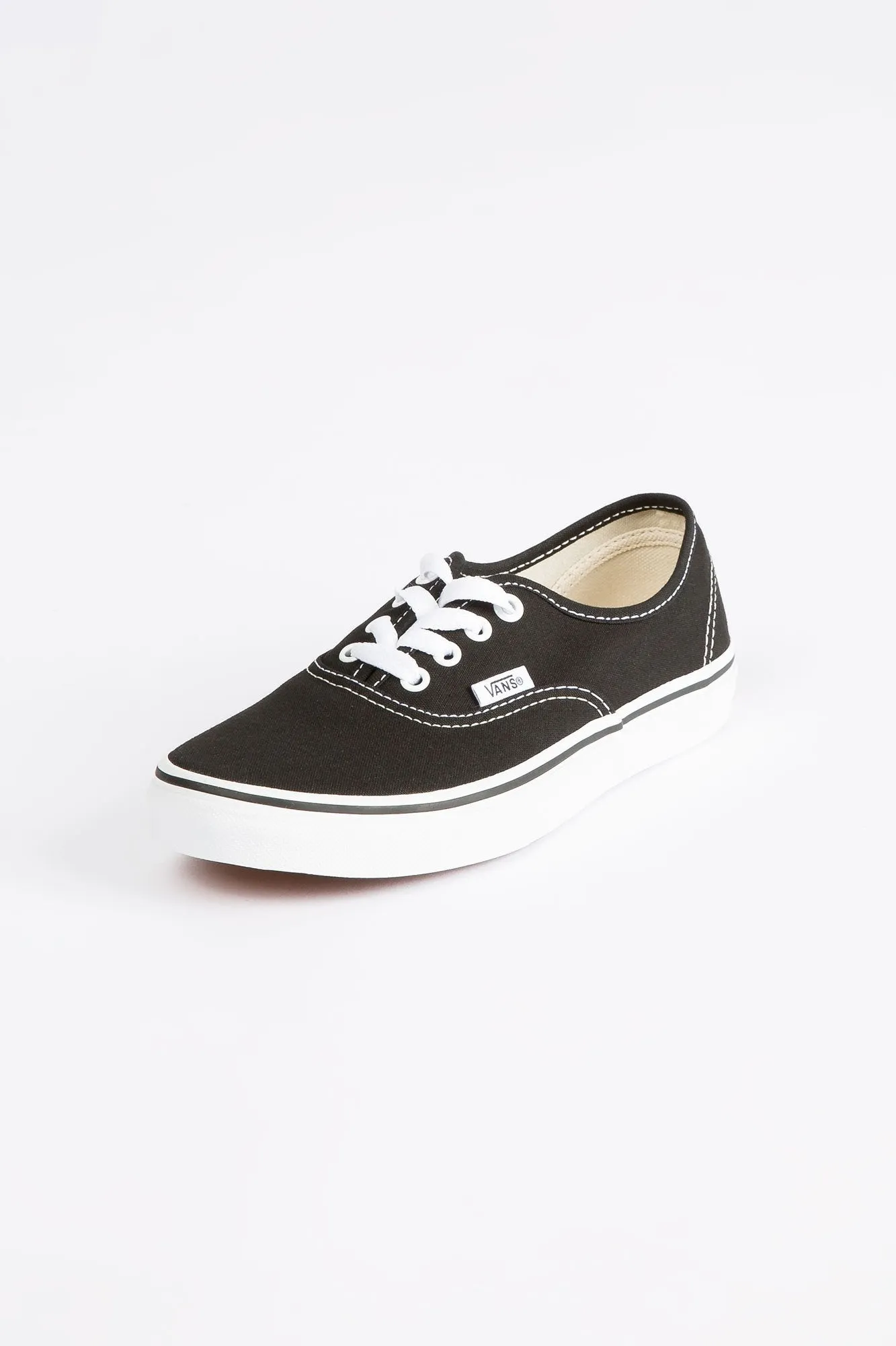 Vans Youth Black And White Authentic Shoes Size 3-4