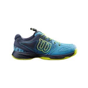 Wilson Kids Kaos QL Tennis Shoe - Reef/Navy/Lime