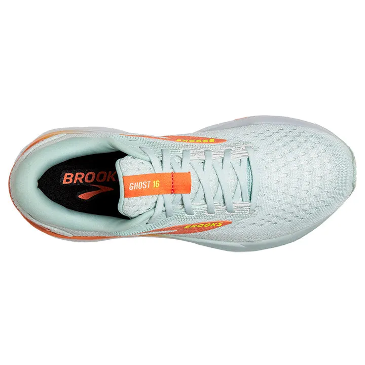 Women's Brooks Ghost 16 1204071B411 Color: Skylight/Coconut/Sun