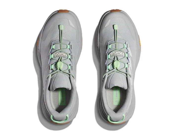 Womens Hoka Transport in Harbor Mist/Lime Glow