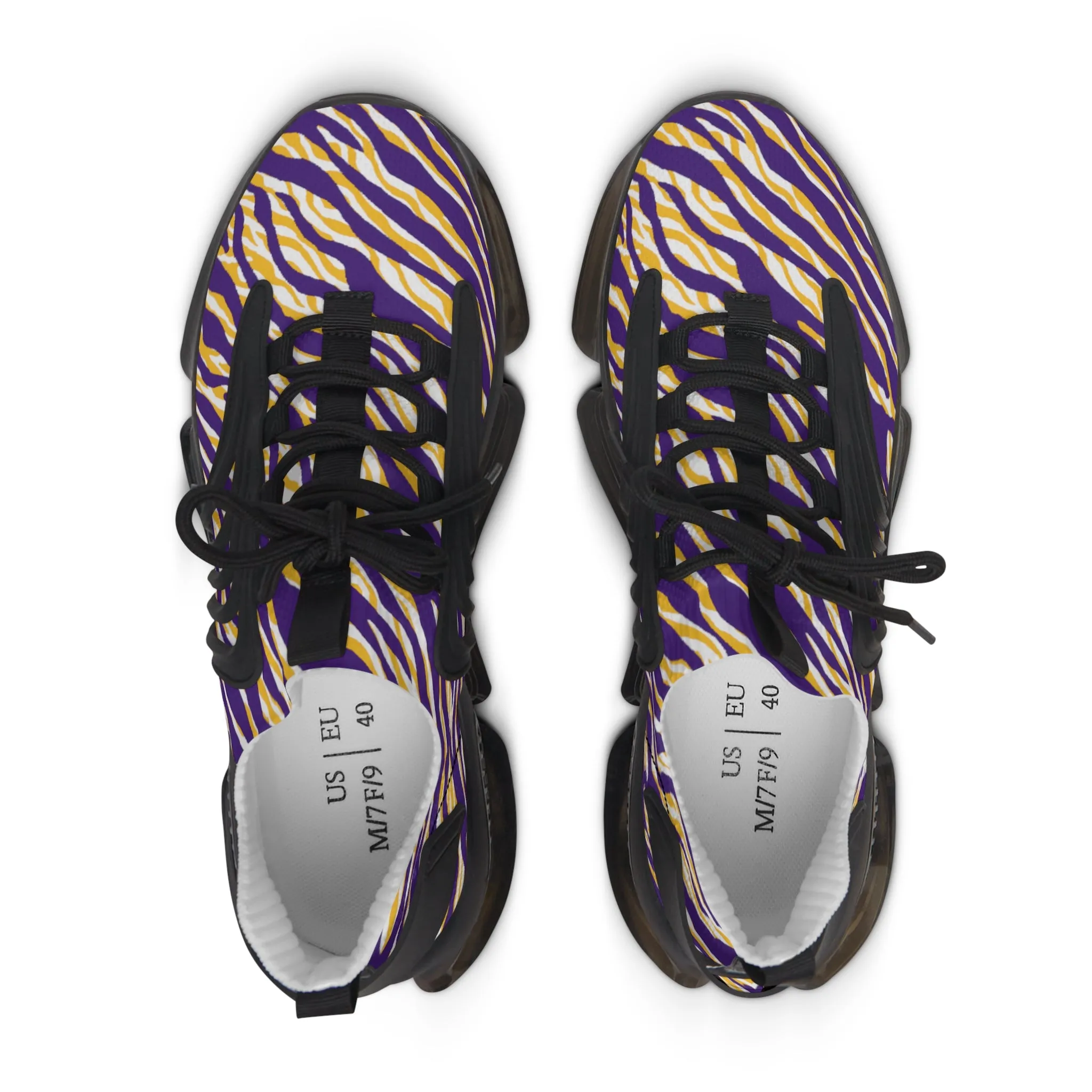 Women's Mesh Sneakers - Zebra Print