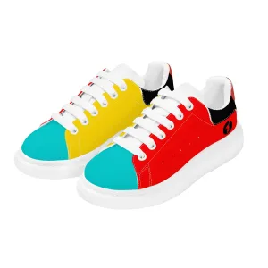 Womens Multi Color FCS Low Top Chunky