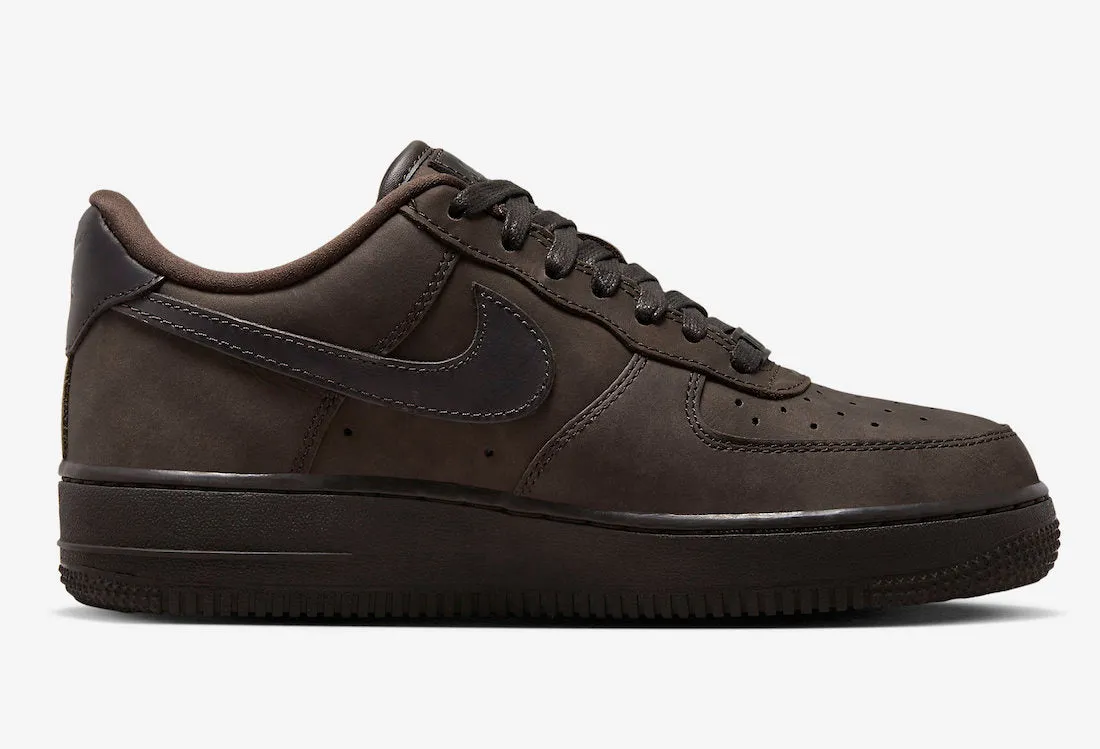 WOMEN'S NIKE AIR FORCE 1 PREMIUM VELVET BROWN/VELVET BROWN-VELVET BROWN DR9503-200