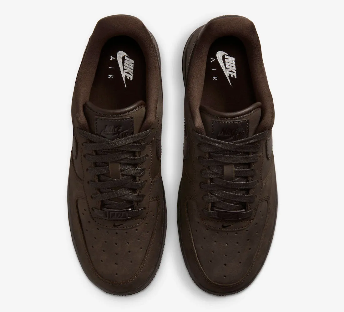 WOMEN'S NIKE AIR FORCE 1 PREMIUM VELVET BROWN/VELVET BROWN-VELVET BROWN DR9503-200