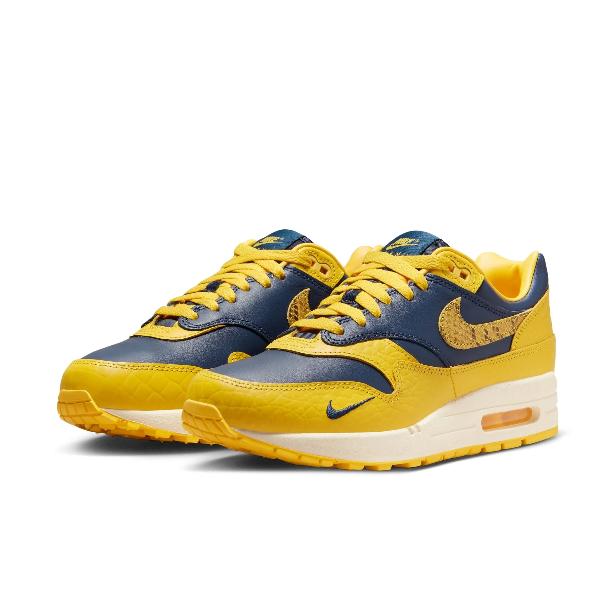 Women's Nike Air Max 1 Premium - MIDNIGHT NAVY/VARSITY MAIZE-NATURAL