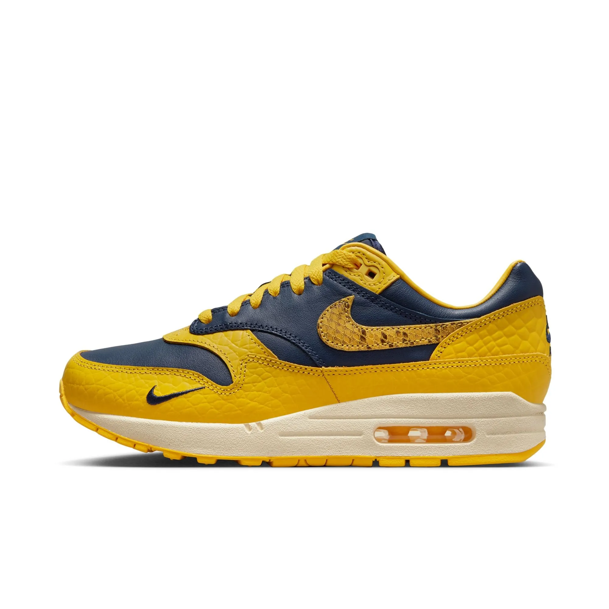 Women's Nike Air Max 1 Premium - MIDNIGHT NAVY/VARSITY MAIZE-NATURAL