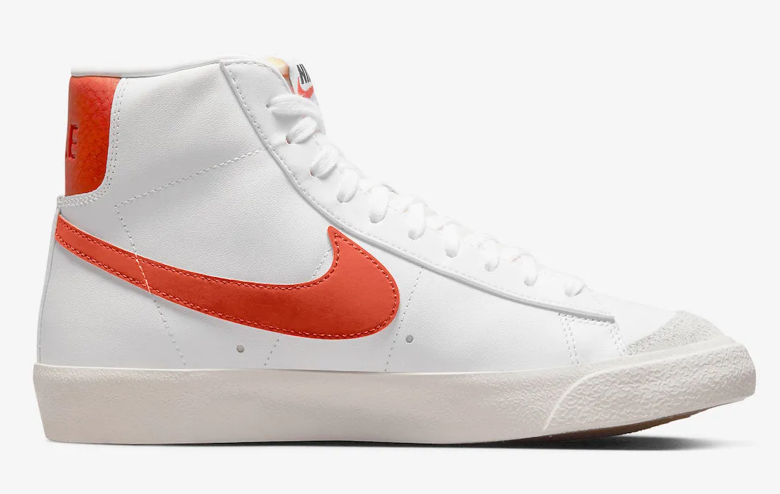 Women's Nike Blazer Mid '77 White Mantra Orange Sail DZ4408-100