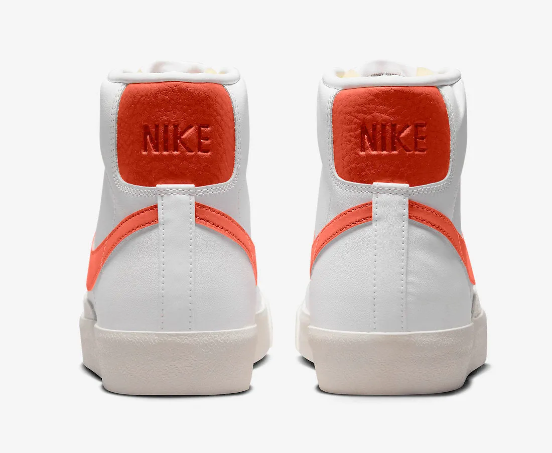 Women's Nike Blazer Mid '77 White Mantra Orange Sail DZ4408-100