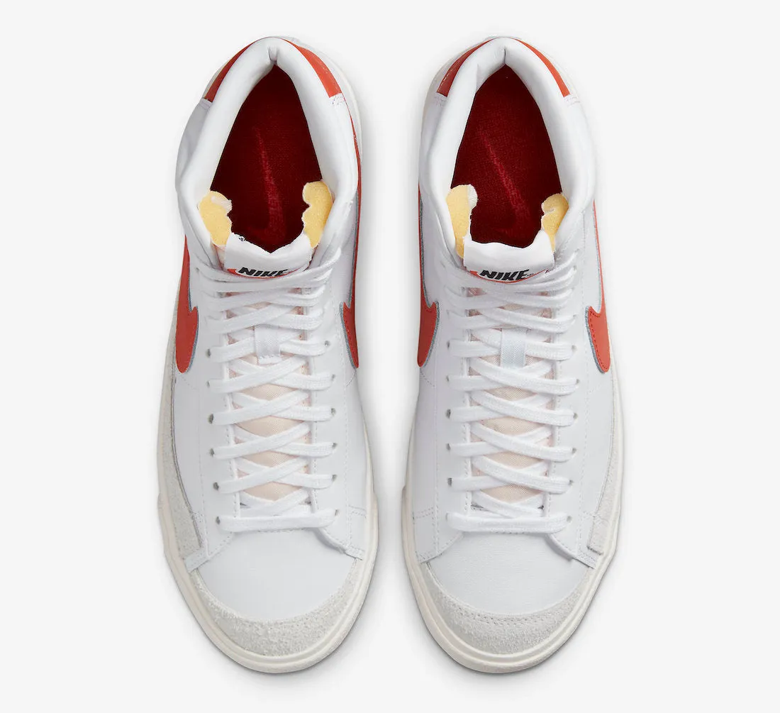 Women's Nike Blazer Mid '77 White Mantra Orange Sail DZ4408-100