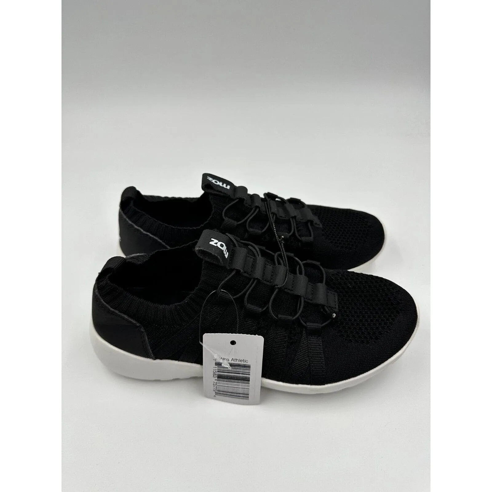 Women's Size 6, Black Sneakers