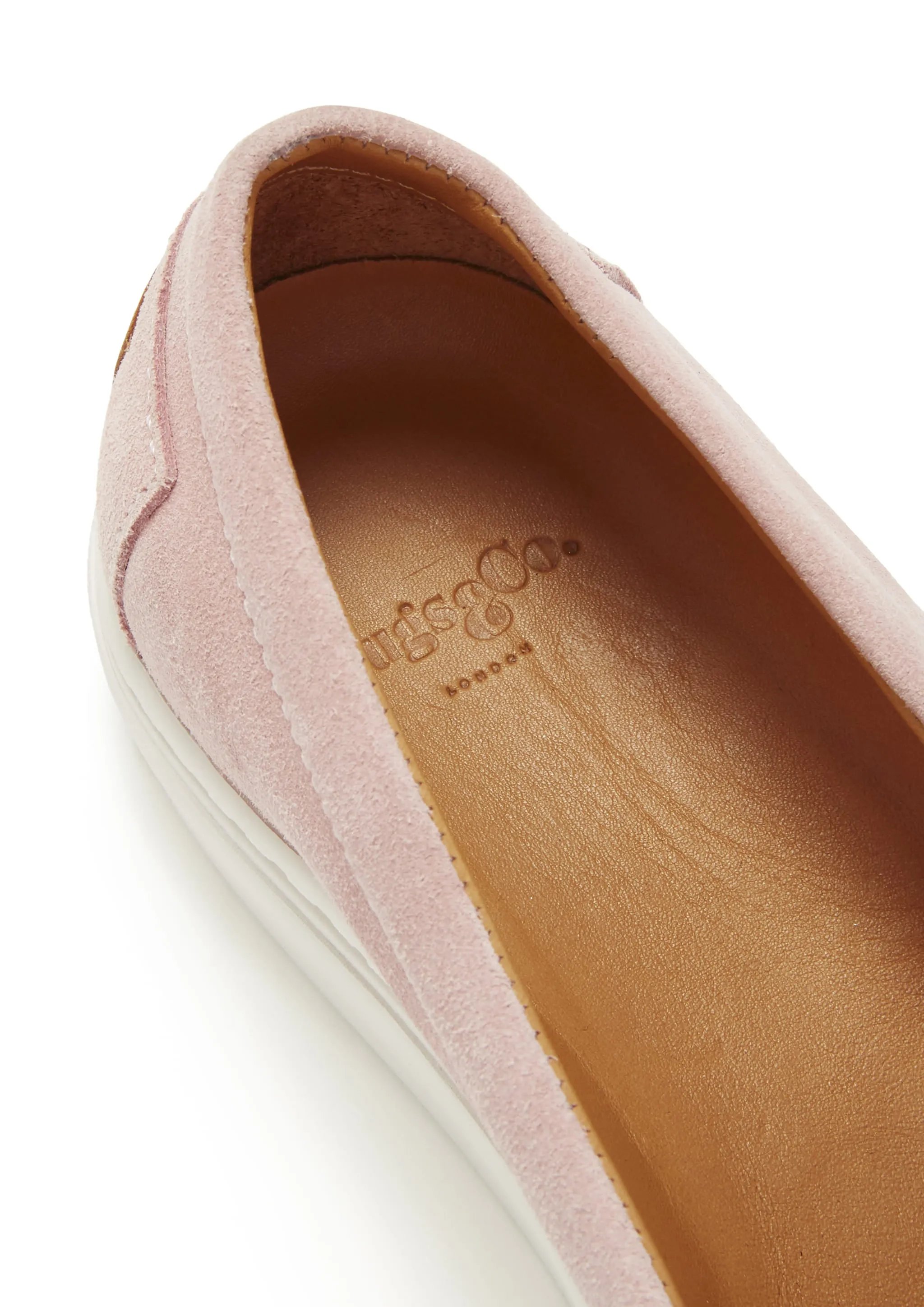 Women's Slip-On Sneakers, ice pink suede