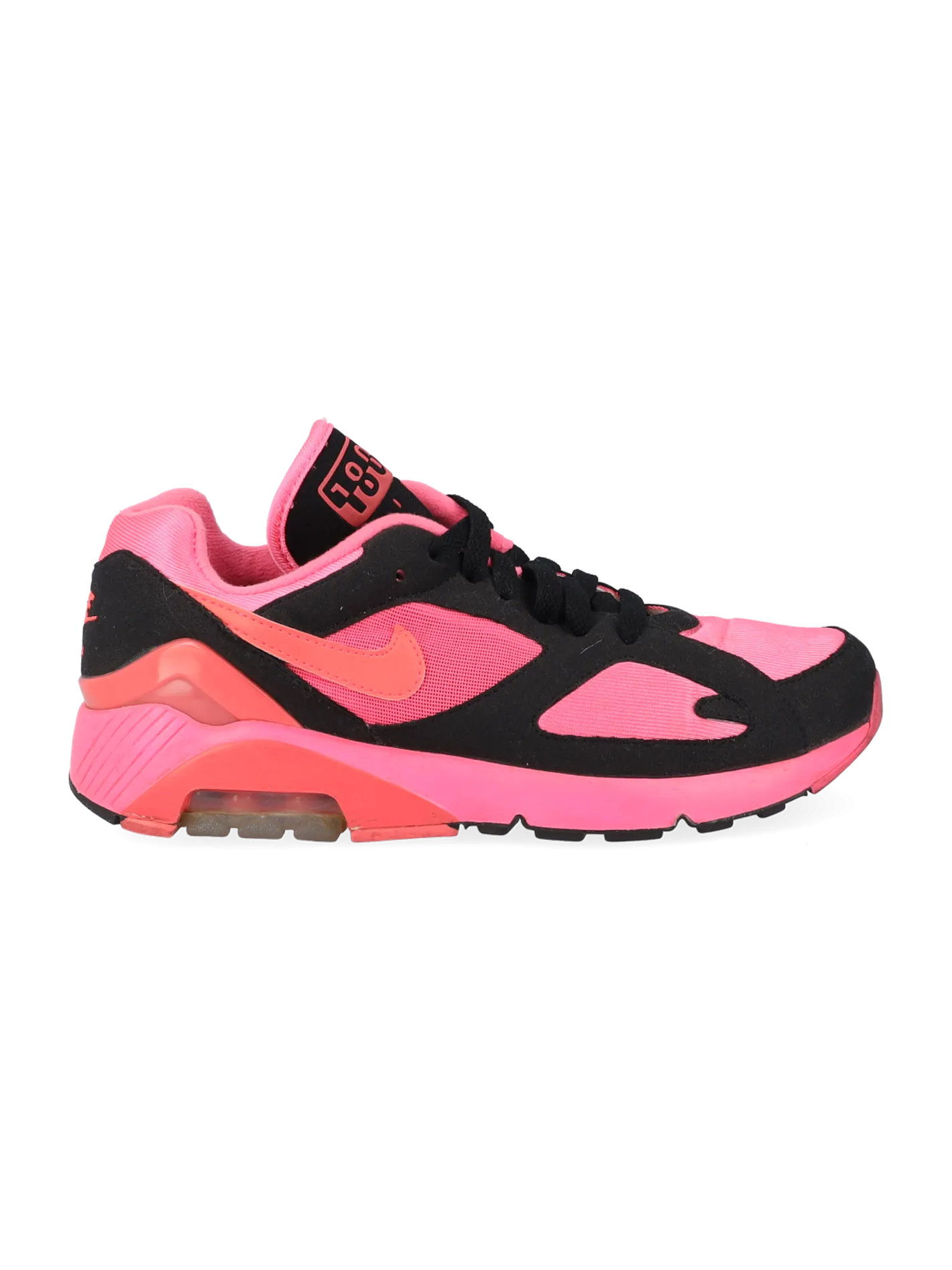 x comme des garçons air max 180 'black pink' sneakers