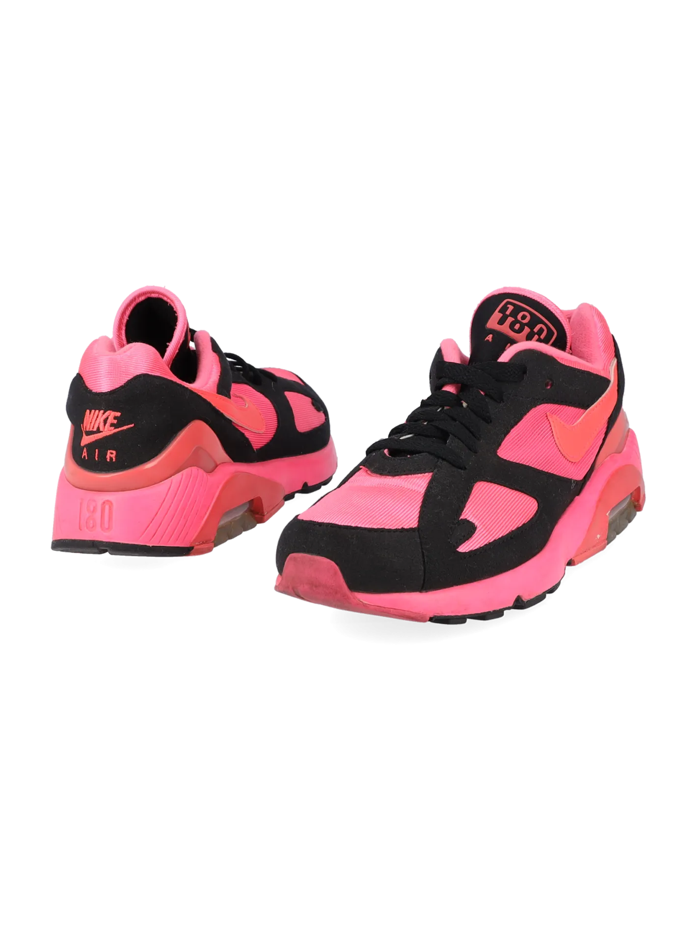 x comme des garçons air max 180 'black pink' sneakers